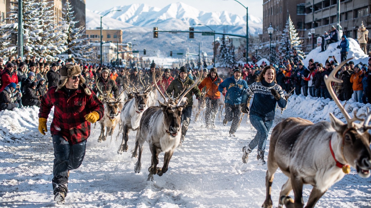 Fur Rendezvous in Alaska