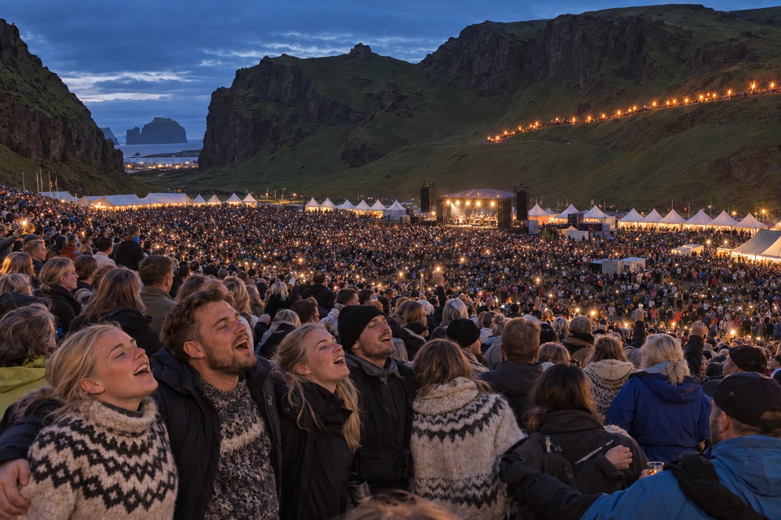 Herjólfsdalur in Westman Islands